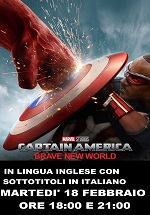 CAPTAIN AMERICA-BRAVE NEW WORLD-In lingua inglese con sottotitoli